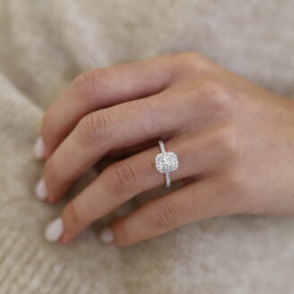 May ring worn on a finger