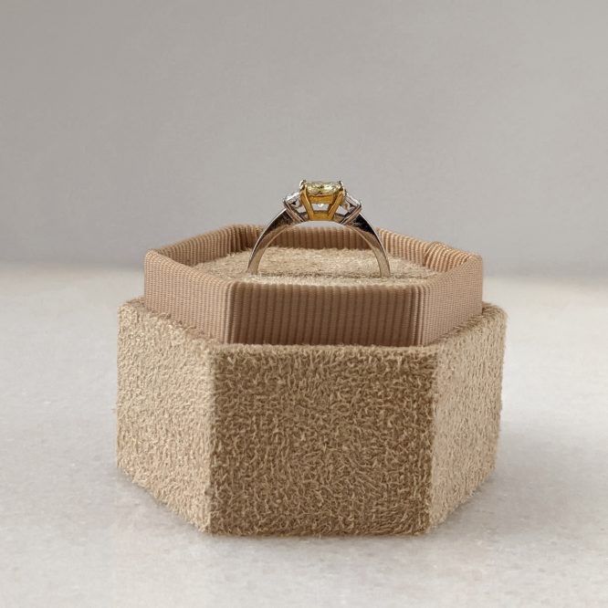 Juliette ring - 0.91 carat princess cut diamond ring