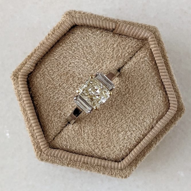 Emilie Ring - 2.33 Carat Radiant Diamond Engagement Ring