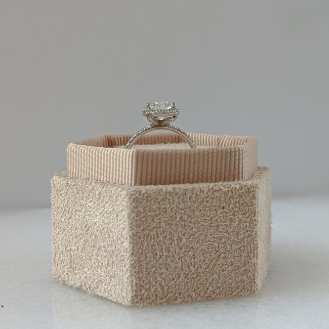 Maddison ring - 2.01 carat pear shaped diamond ring