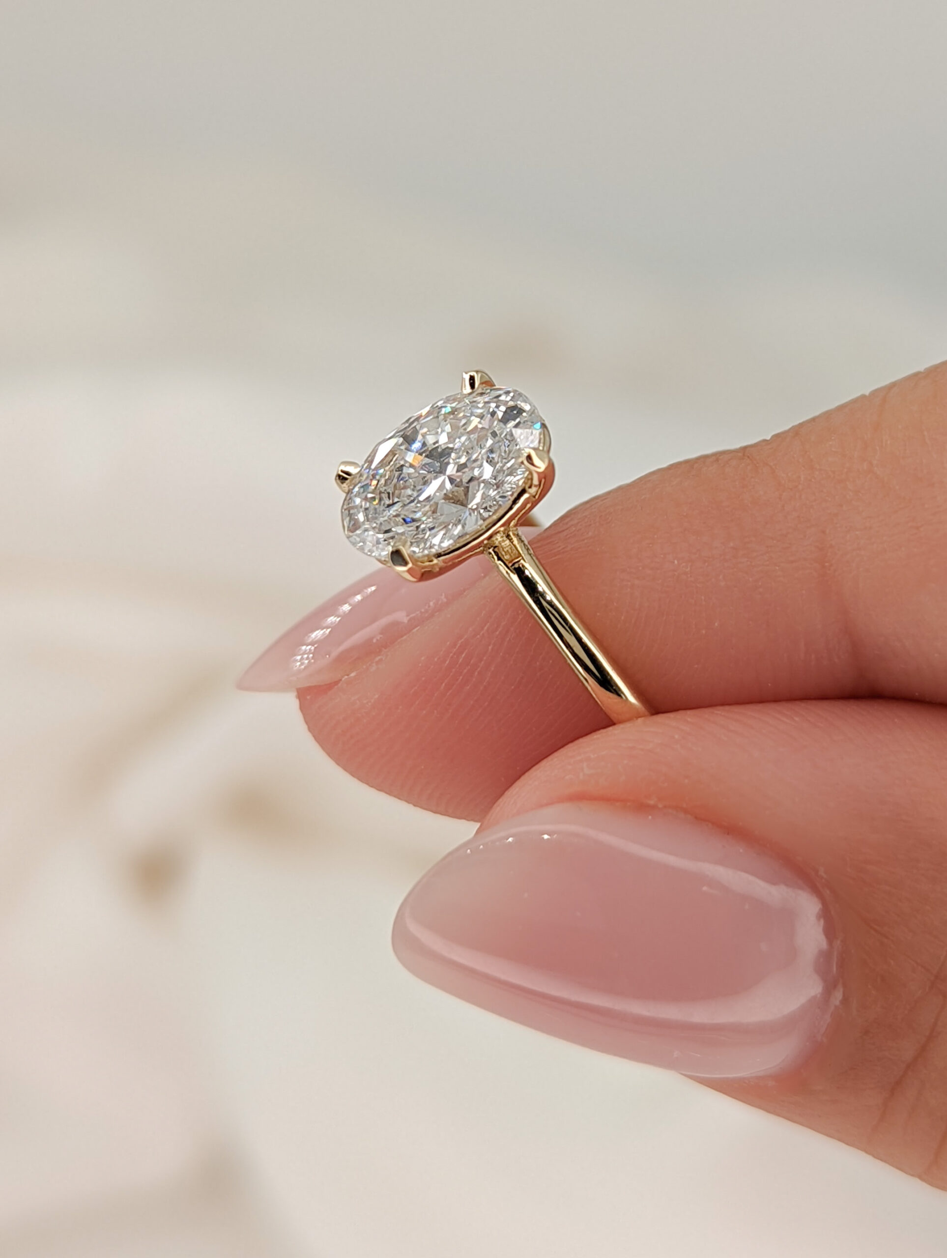 Oval diamond engagement ring with diamond pavé rope band | Oval diamond  engagement ring, Oval diamond engagement, Braided engagement rings