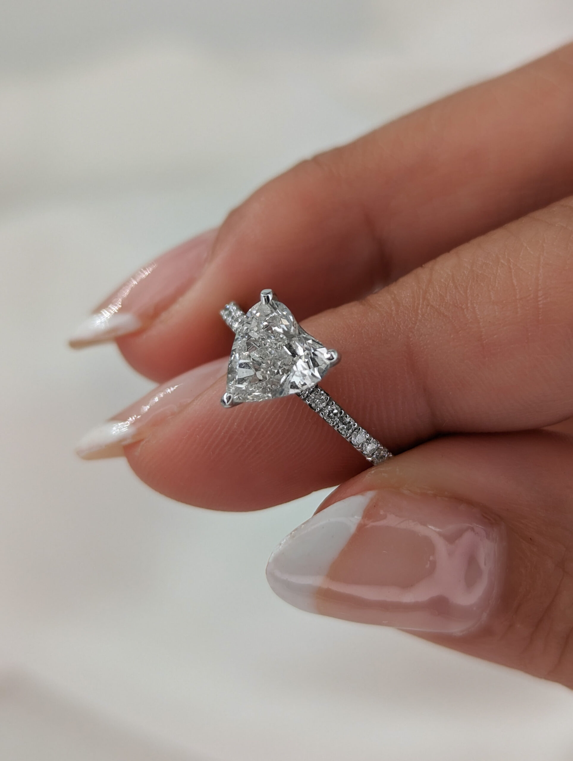 Capture Love with Heart-Shaped Engagement Rings - AC Silver