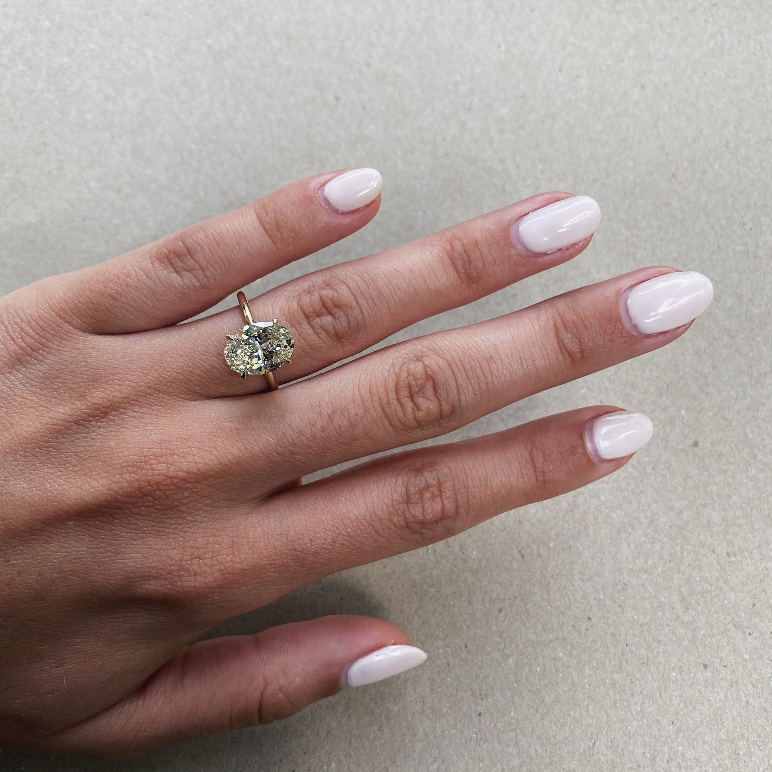 Nicolle ring - 1.51 carat pear shape diamond ring