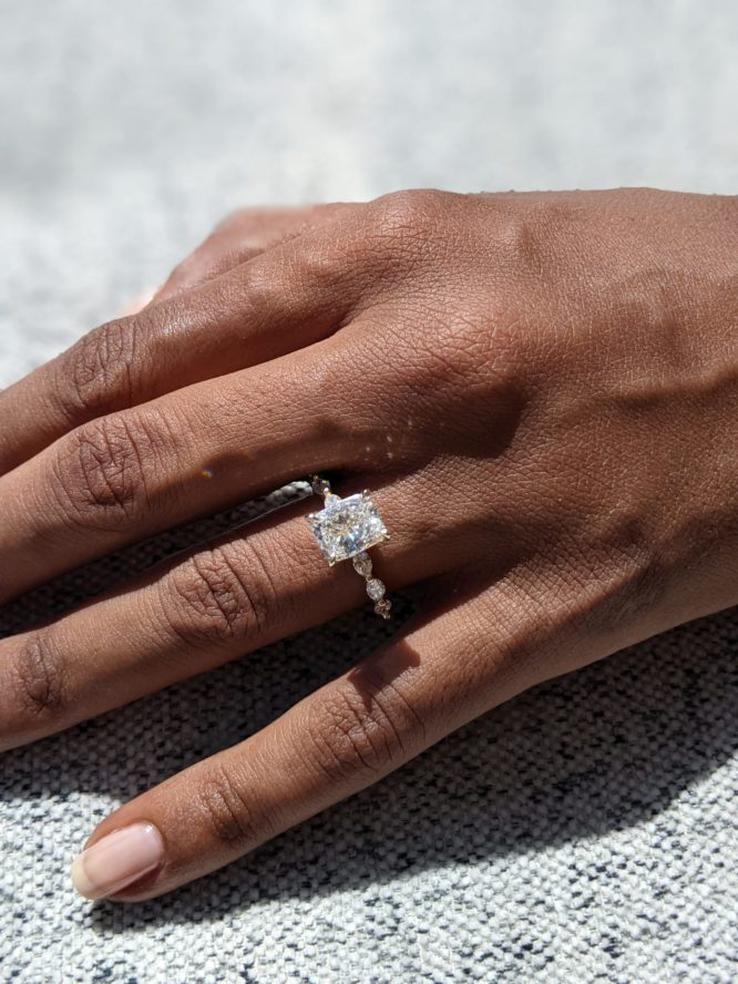 Leslie ring 2.6 carat engagement ring
