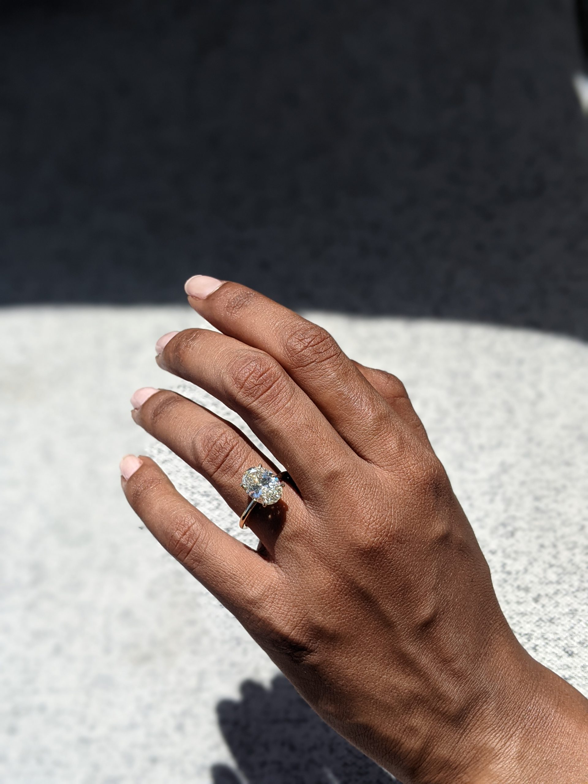 3 carat Radiant Cut Diamond Engagement Ring | Miss Diamond Ring