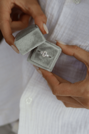 Kim ring - 3 carat oval cut diamond ring 14K yellow gold