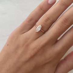 Serena ring - GIA 0.72 carat diamond ring