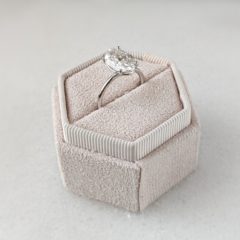 Olivia ring - oval diamond engagement ring