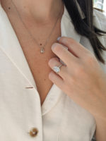 Alexandra ring worn on a finger