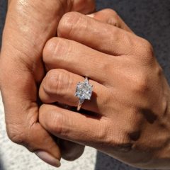 amy wedding ring on finger