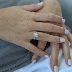Bleeker ring - 2.58 carat diamond cushion cut ring