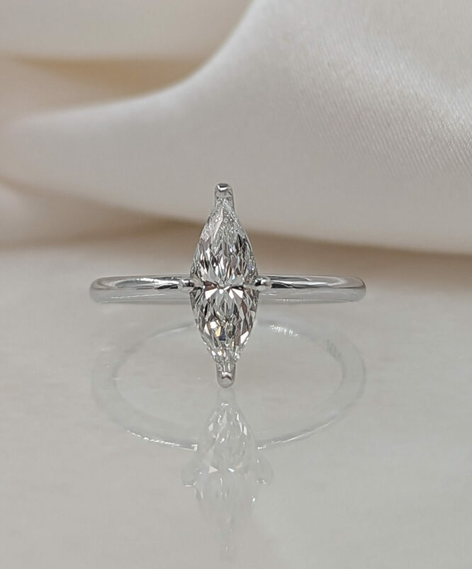 Arthurs Collection Solitaire White Gold Diamond Engagement Ring. Arthur's  Jewelers
