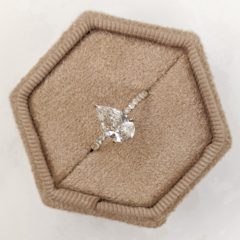 Layla ring Pear Shape Diamond Engagement Ring