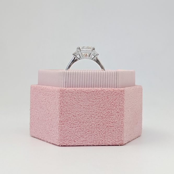 Penelope cushion cut diamond ring
