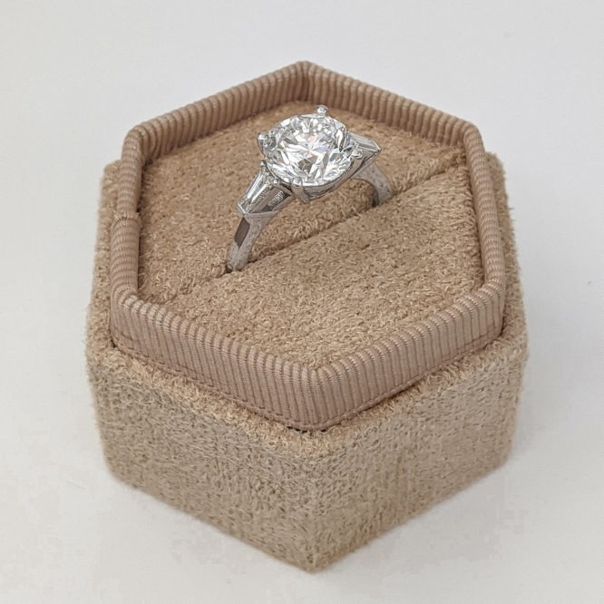 Brooklyn ring in a decorative box - different angles