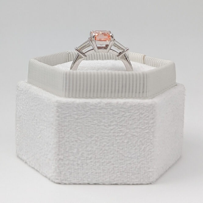 Stella engagement ring 3.01 carat pink diamond