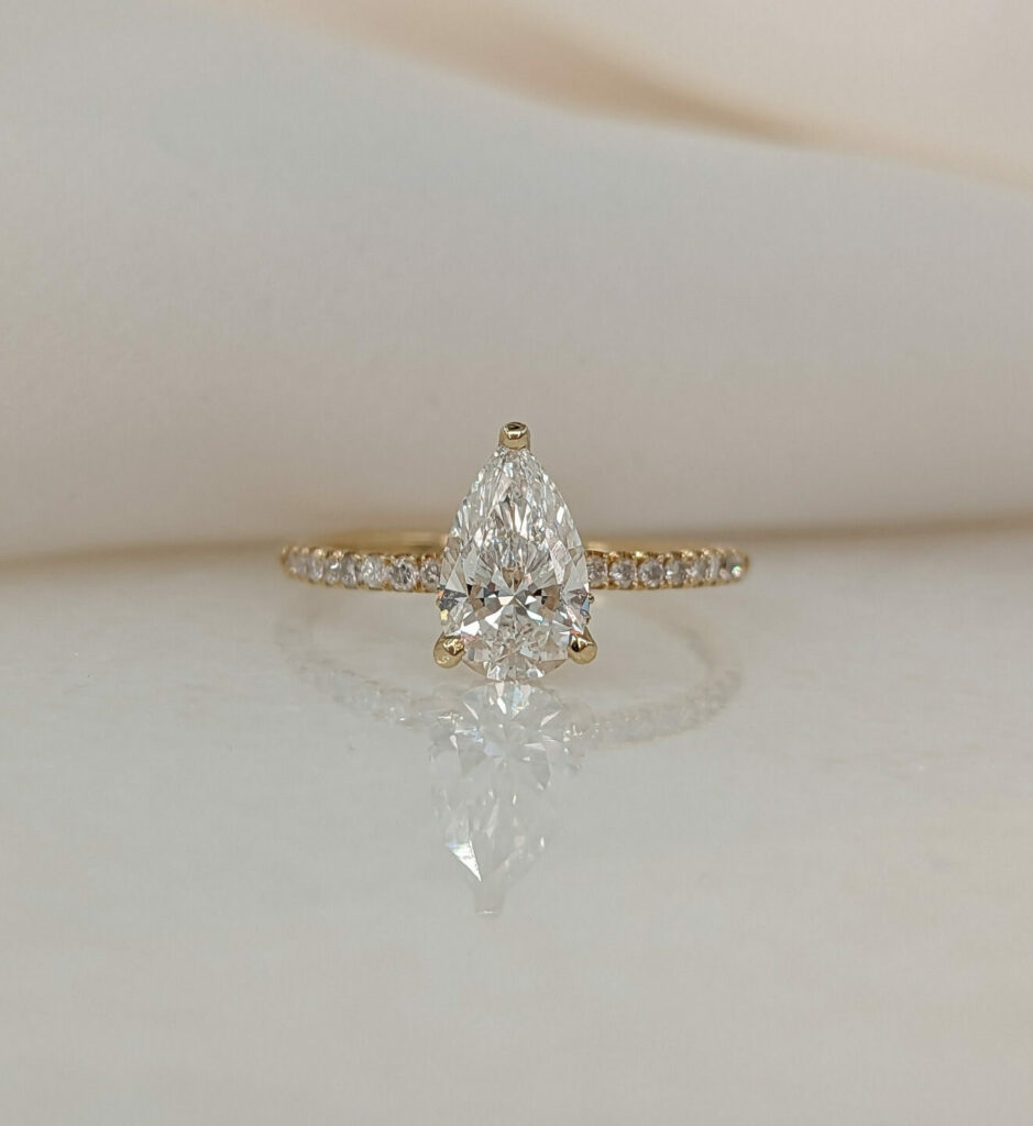 18k Rose Gold Engagement Ring for Women, Wedding Ring, Proposal Ring, Halo  Engagement Ring, Gold Ring, 3.5 Carat Radiant Cut Engagement Ring - Etsy